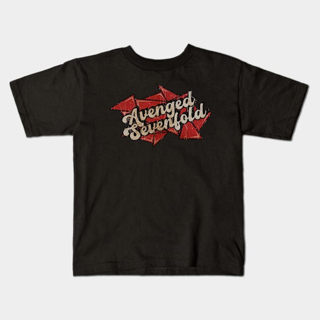 Avenged Sevenfold - Red Diamond Kids T-Shirt by G-THE BOX